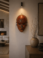 Handcrafted Wooden African Face Mask
