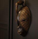 Handcrafted Wooden African Mask Horse Face Design