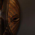 Handcrafted Wooden African Mask Horse Face Design