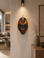 Handcrafted African Mask Long Face