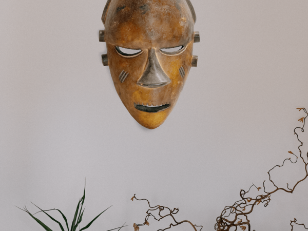 Handcrafted Wooden African Face Mask