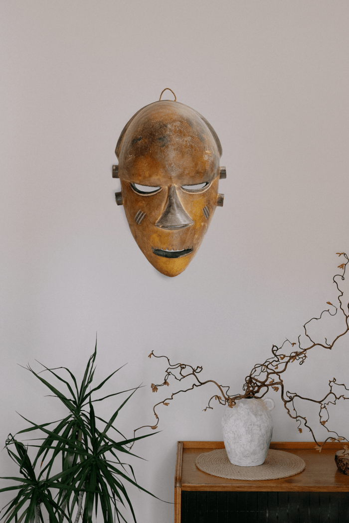 Handcrafted Wooden African Face Mask
