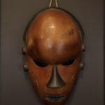 Authentic African Face Mask, Hand-Carved Wooden Wall Sculpture, Decorative Art Piece