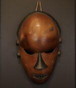 Authentic African Face Mask, Hand-Carved Wooden Wall Sculpture, Decorative Art Piece