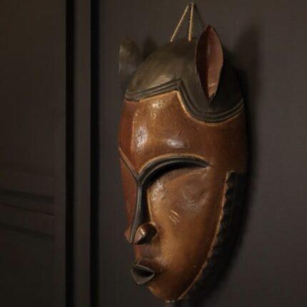 Authentic Hand-Carved African Mask
