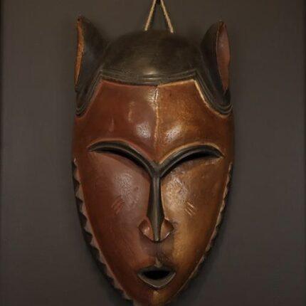Authentic Hand-Carved African Mask