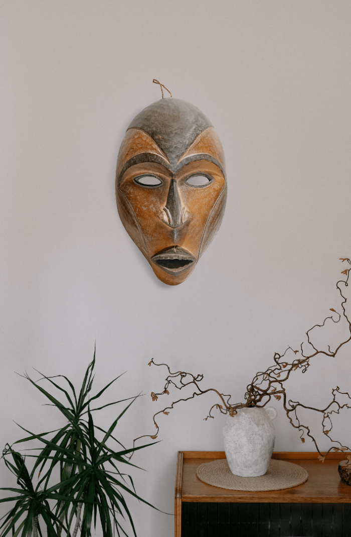Handcrafted African Mask Long Face