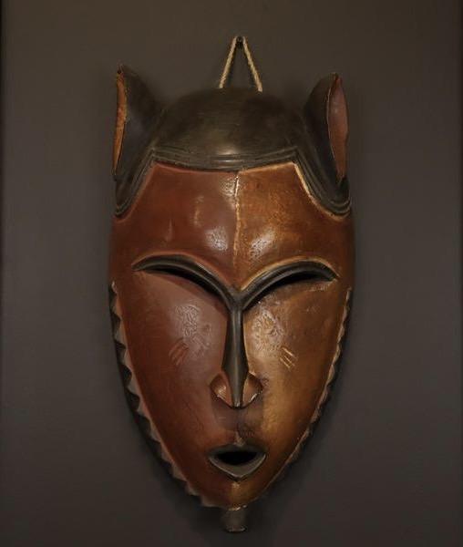 Authentic Hand-Carved African Mask