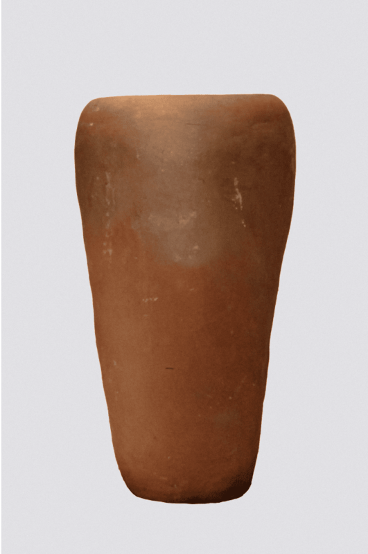 African Artisan Pottery Vase Gabon, Handcrafted Indoor/Outdoor Ceramic Decor, Ideal for Flowers or Plants dimensions guide