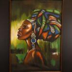 Headwrap Allure Framed Canvas