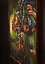 Headwrap Allure Framed Canvas