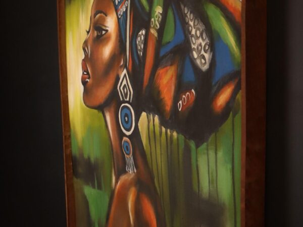Headwrap Allure Framed Canvas