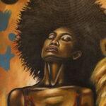 Lioness Soul – African Woman and Lion Canvas Art