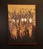 Voices of the Savannah – African Dance Canvas Art