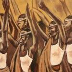 Voices of the Savannah – African Dance Canvas Art