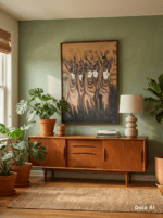 Voices of the Savannah – African Dance Canvas Art