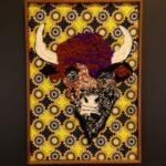 The Sacred Bull – African Textile Wall Art