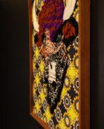 The Sacred Bull – African Textile Wall Art
