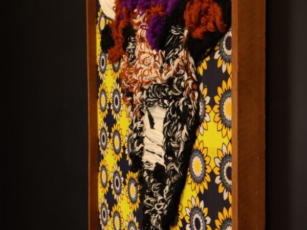 The Sacred Bull – African Textile Wall Art