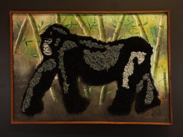 Silverback's Stride Framed Canvas
