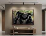 Silverback's Stride Framed Canvas