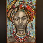 Metallic Queen Canvas with Frame