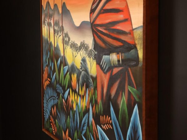 Amani of the Sunset Plains – African Woman Canvas Art