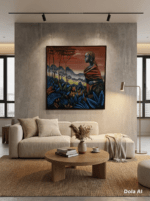 Amani of the Sunset Plains – African Woman Canvas Art