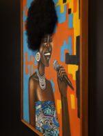 The Star Canvas With Frame