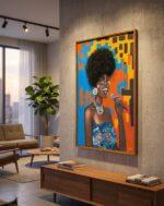 The Star Canvas With Frame