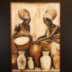 Hands of Heritage – African Women Pottery Canvas Art