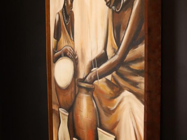 Hands of Heritage – African Women Pottery Canvas Art