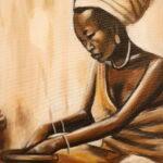 Hands of Heritage – African Women Pottery Canvas Art