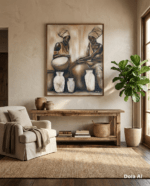 Hands of Heritage – African Women Pottery Canvas Art