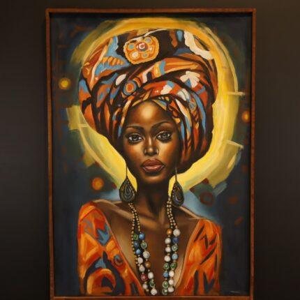 Majestic Pearls Canvas with Frame