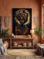 Majestic Pearls Canvas with Frame