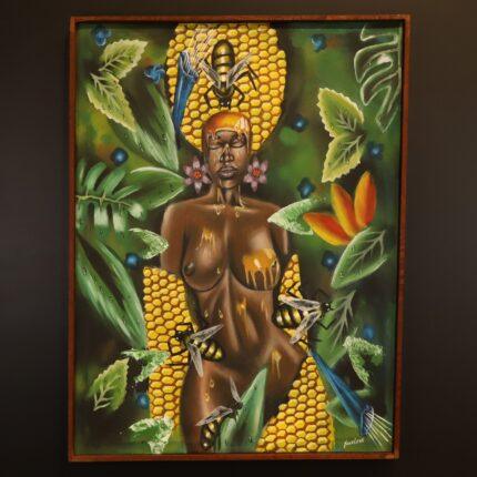 Honey Spirit – African Botanical Canvas Art