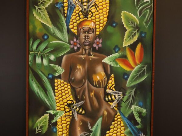 Honey Spirit – African Botanical Canvas Art