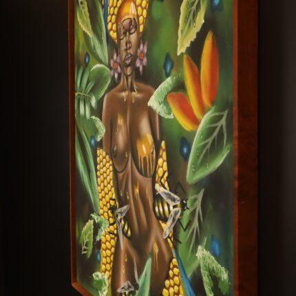 Honey Spirit – African Botanical Canvas Art