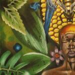 Honey Spirit – African Botanical Canvas Art