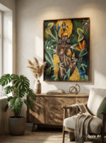 Honey Spirit – African Botanical Canvas Art