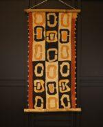 Kuba Totem Textile Wall Hanging – African Tribal Art Décor