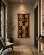 Kuba Totem Textile Wall Hanging – African Tribal Art Décor