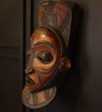 Ancestral Crown Mask – African Tribal Wall Décor