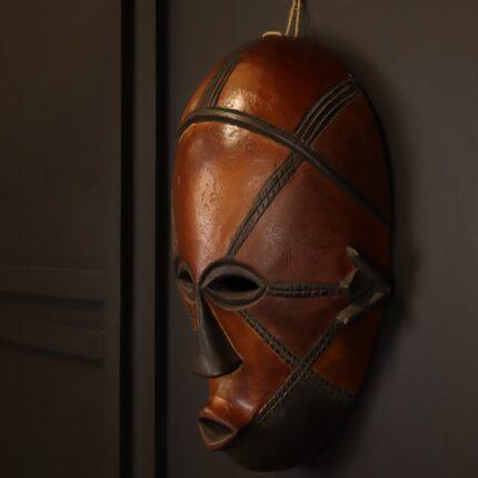 Crossroads Spirit Mask – Hand-Carved African Wall Décor