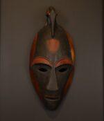 Bird Crest Spirit Mask – African Wooden Wall Décor