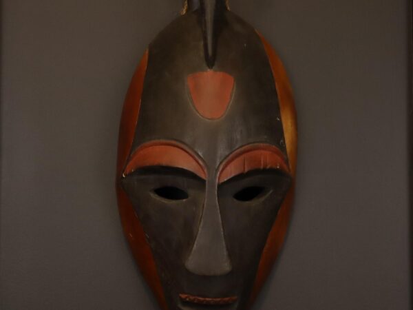 Bird Crest Spirit Mask – African Wooden Wall Décor