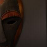 Bird Crest Spirit Mask – African Wooden Wall Décor