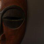Calm Ancestor Mask – African Wooden Wall Décor