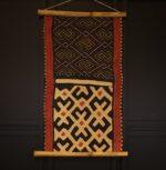 Kuba Geometry Totem Textile Wall Hanging – African Tribal Art Décor